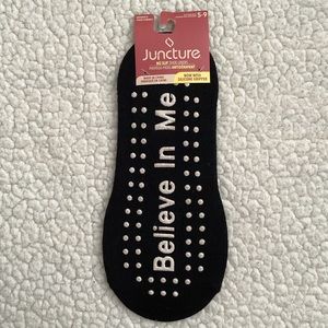 Juncture No Slip Shoe Liners,  Believe In Me graphics, 5-9, NWT